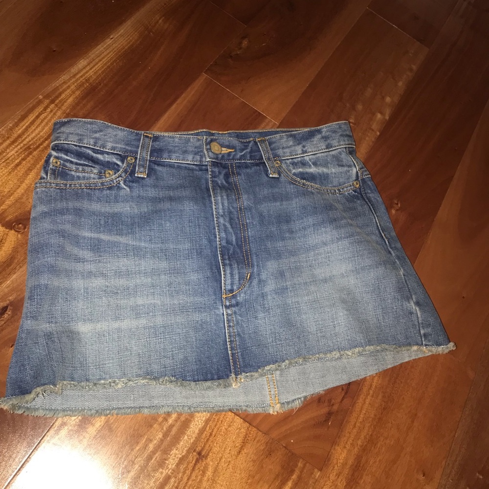 Free People Mini jean skirt - Picture 1 of 3